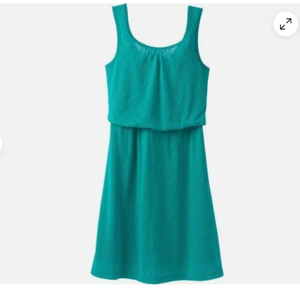 PrAna Mika Sleeveless Dress - Blue Green M